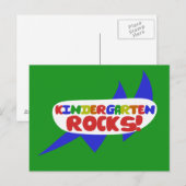 Kleuterschool ROCKS Briefkaart (Voorkant / Achterkant)