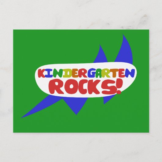 Kleuterschool ROCKS Briefkaart (Voorkant)