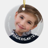 Kleuterschool schooljaar Keepsake Foto Keramisch Ornament (Voorkant)
