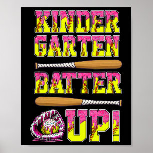 Kleuterschool smeer zachte ijsjes klaar voor schoo poster