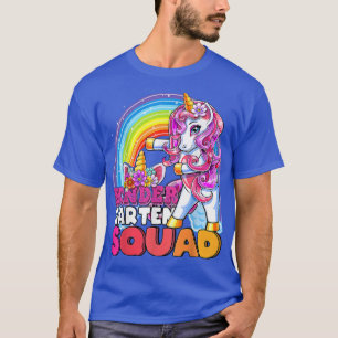 Kleuterschool Squad Flossing Eenhoorn Geschenk Ter T-shirt