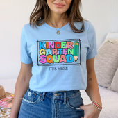 Kleuterschool Squad gepersonaliseerde leraar T-shirt