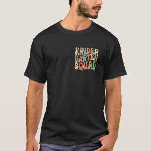 Kleuterschool Squad Groovy Terug naar school Schat T-shirt