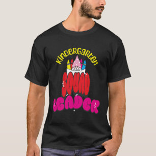 Kleuterschool Squad Leader Leraar Terug naar Schoo T-shirt