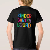 Kleuterschool Squad - Leraar Terug naar school Gif Tri-Blend Shirt (Achterkant)