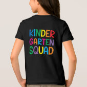 Kleuterschool Squad - Leraar Terug naar school Gif Tri-Blend Shirt (Achterkant)