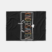 Kleuterschool Squad Leraren Kinderen Kleuterschool Fleece Deken (Voorkant (Horizontaal))
