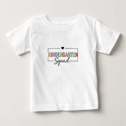 Kleuterschool Squad Terug naar School Rainbow Outf (Voorkant)