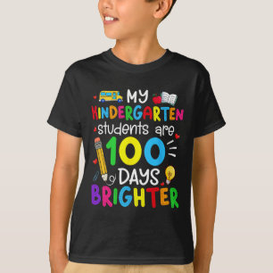 Kleuterschool studenten zijn 100 dagen helderder 1 t-shirt