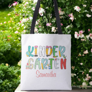 Kleuterschool Terug naar School gepersonaliseerd s Tote Bag