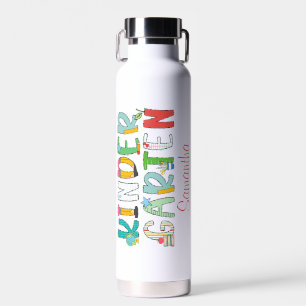 Kleuterschool Terug naar School gepersonaliseerd s Waterfles