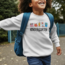 Kleuterschool Terug naar school Mooie Doodle T-shirt