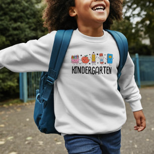 Kleuterschool Terug naar school Mooie Doodle T-shirt