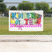 Kleuterschool typografie  spandoek (Insitu)