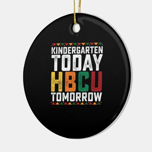 Kleuterschool Vandaag HBCU Morgen Keramisch Ornament (Links)
