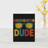 Kleuterschool vent Fun eerste dag terug naar schoo Kaart (Gele Bloem)