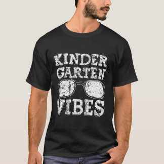Kleuterschool vibes terug-naar-school academische t-shirt