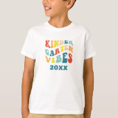 Kleuterschool vibes terug naar school retro t-shirt (Voorkant)