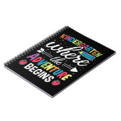 Kleuterschool waar het avontuur begint notitieboek (Linkerzijde)