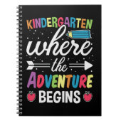 Kleuterschool waar het avontuur begint notitieboek (Voorkant)