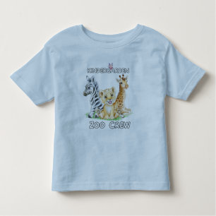 Kleuterschool Zoo Crew Grappig Circus Cub Dierenli Kinder Shirts