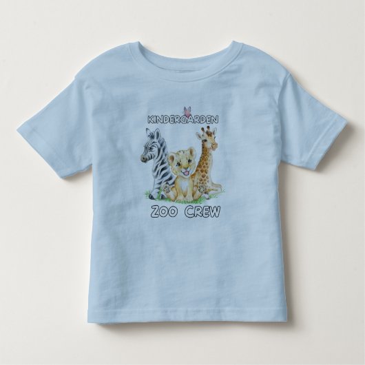 Kleuterschool Zoo Crew Grappig Circus Cub Dierenli Kinder Shirts (Voorkant)