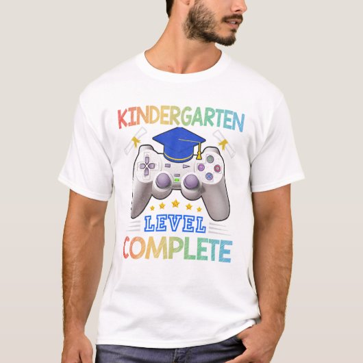 Kleuterschoolniveau Complete Gamer T-shirt (Voorkant)