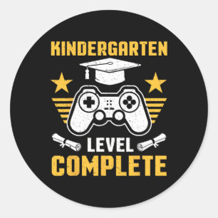Kleuterschoolniveau Voltooid Afstuderen Cl 2025 Ga Ronde Sticker