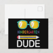 Kleuterschoolvent eerste schooldag Kinderen Cadeau Briefkaart (Voorkant / Achterkant)