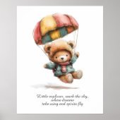 Kleuterspeelzaal Poster Kleine Teddy Verkenner (Voorkant)