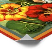 kleutervarken met  zand poster (Hoek)