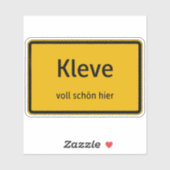 Kleve Aufkleber Sticker Autoaufkleber (Vel)