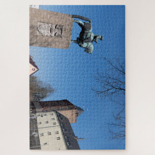 Kleve Noordrijn-Westfalen Duitsland. Schwanenburg Legpuzzel