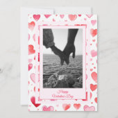 Klevende harten | Eigen naam | Valentijnsdag Feestdagenkaart (Voorkant)