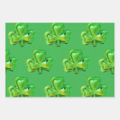 Kleverblad St. Patrick's Day Inpakpapier Vellen (Voorkant 3)