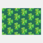 Kleverblad St. Patrick's Day Inpakpapier Vellen (Voorkant)