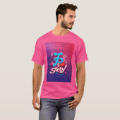 Kleverige Katten graffiti T-shirt (Voorkant volledig)