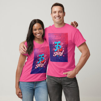 Kleverige Katten graffiti T-shirt