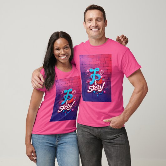 Kleverige Katten graffiti T-shirt (Unisex)