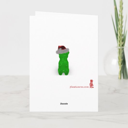 Kleverige Kerstmis Feestdagen Kaart (Achterkant)