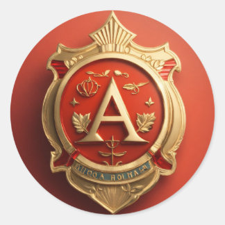 Kleverige situatie ronde sticker