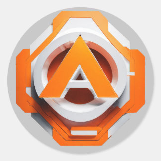 Kleverige situatie ronde sticker