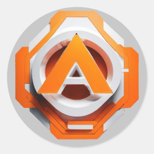 Kleverige situatie ronde sticker (Voorkant)