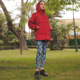 Kleverige vlinders leggings