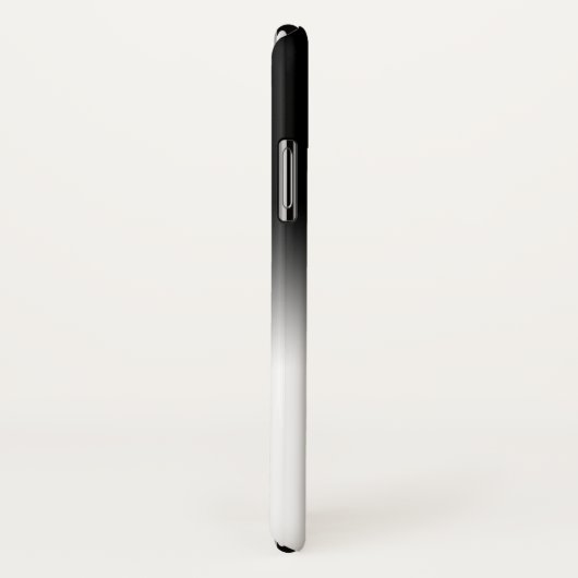 Kley COOL gradiënt zwart-wit gepersonaliseerd Case-Mate iPhone Case (Achterkant / rechts)