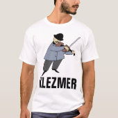 KLEZMER MUSIC, Joodse T-shirts, Violist T-shirt (Voorkant)