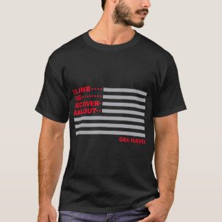 Klib Rig Recover Bailout American Flag T-shirt
