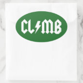 Klib Rock'n Roll Ovale Sticker (Tas)