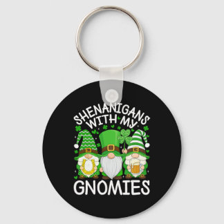 Klieren met mijn kabouters St. Patricks Dag Kabout Sleutelhanger