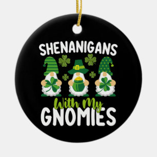 Kliergedrag Met Mijn Kabouters Dwerg St. Patrick's Keramisch Ornament
